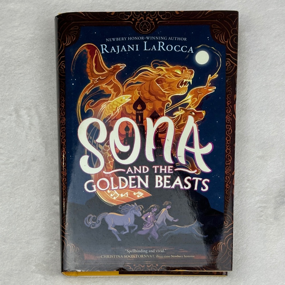 Sona‎ and the Golden Beasts by Rajani LaRocca Hardcover Fantasy Childrens Book